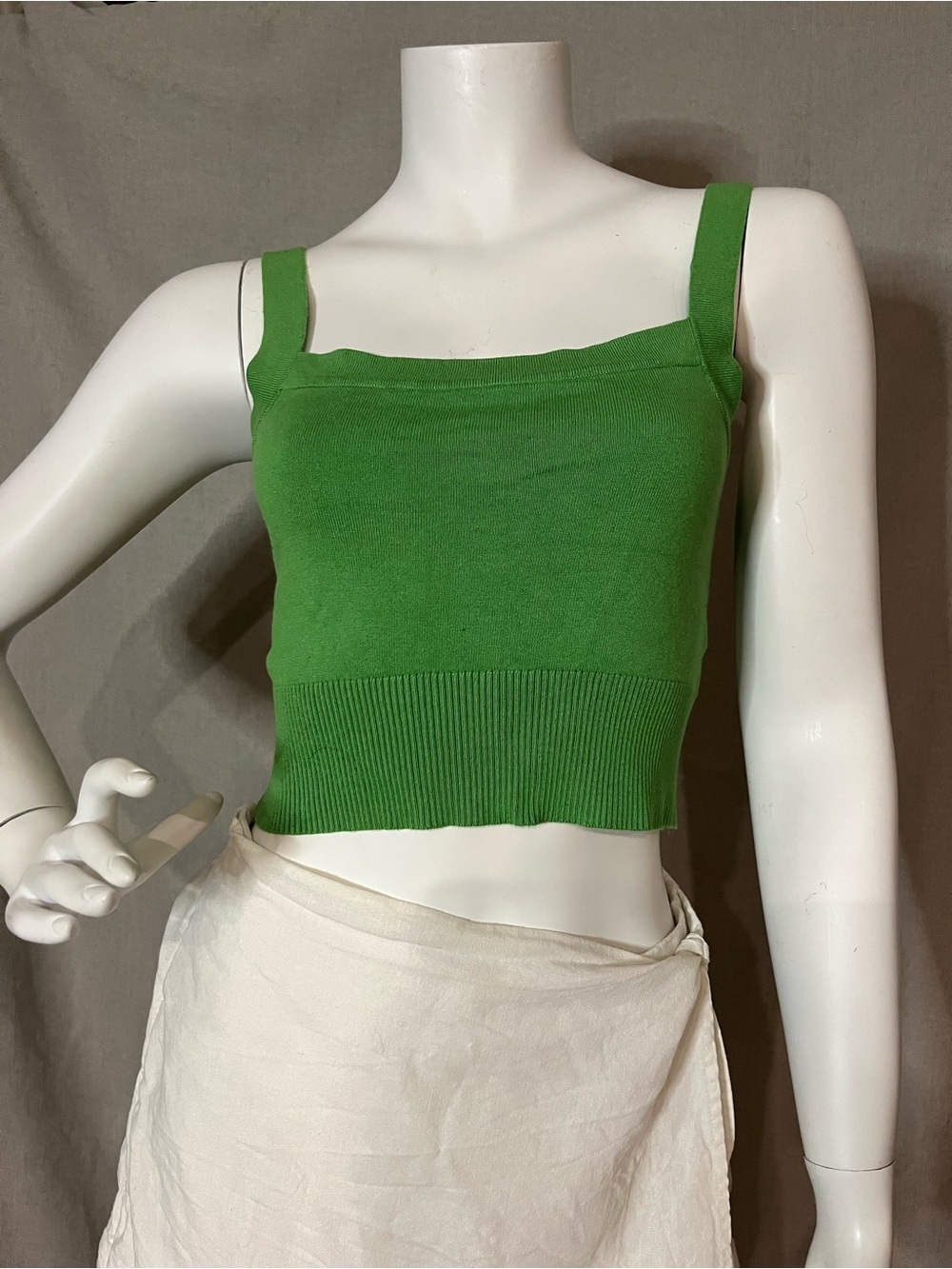 Garage Green Crop Top M